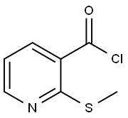2-(METHYLTHIO)NICOTINYL CHLORIDE Struktur