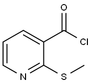 2-(METHYLTHIO)NICOTINYL CHLORIDE Structure