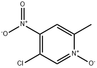 3-chloro-4-nitro-6-methylpyridine oxide Struktur