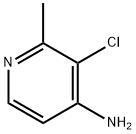 4-Amino-3-chloro-2-methylpyridine Struktur