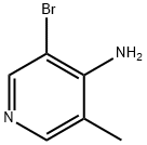 3-溴-5-甲基吡啶-4-甲胺 结构式