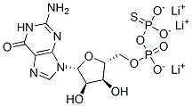 鸟苷-5'-O-(2-硫代三磷酸)三锂盐,97952-36-8,结构式