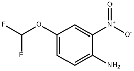 4-二氟甲氧基-2-硝基-苯胺,97963-76-3,结构式