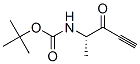 Carbamic acid, [(1S)-1-methyl-2-oxo-3-butynyl]-, 1,1-dimethylethyl ester (9CI) Struktur