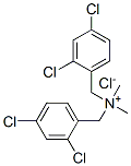 bis(2,4-dichlorobenzyl)dimethylammonium chloride Structure