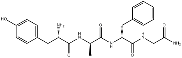(2S)-2-amino-N-[(1R)-1-[[(1R)-1-(carbamoylmethylcarbamoyl)-2-phenyl-et hyl]carbamoyl]ethyl]-3-(4-hydroxyphenyl)propanamide 结构式