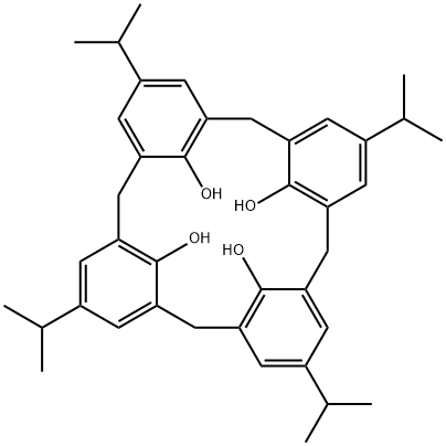 对异丙基杯[4]芳烃, 97998-55-5, 结构式