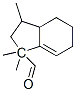 3a,4,5,6-tetrahydro-1,1,3-trimethylindancarbaldehyde,97999-29-6,结构式