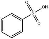 ベンゼンスルホン酸 化学構造式