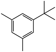 5-tert-ブチル-m-キシレン 化学構造式