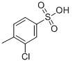 3-CHLORO-4-METHYLBENZENESULFONIC ACID 结构式