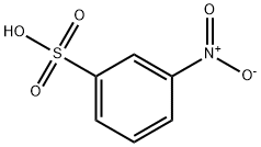 3-ニトロベンゼンスルホン酸水和物 化学構造式