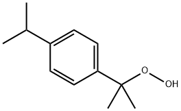 1-(4-isopropylphenyl)-1-methylethyl hydroperoxide Struktur
