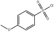 4-Methoxybenzenesulfonyl chloride Struktur