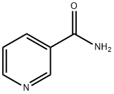 烟酰胺原料,98-92-0,结构式