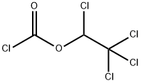 氯甲酸('±)-1,2,2,2-四氯乙酯,98015-53-3,结构式