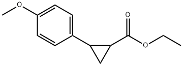 ETHYL 2-(4-METHOXYPHENYL)CYCLOPROPANE-1-CARBOXYLATE 结构式