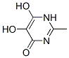 4(1H)-Pyrimidinone, 5,6-dihydroxy-2-methyl- (9CI) 结构式