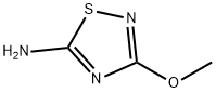 5-アミノ-3-メトキシ-1,2,4-チアジアゾール 化学構造式