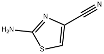 2-氨基噻唑-4-甲腈 结构式