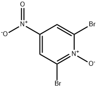 2,6-二溴-4-硝基吡啶氮氧化物, 98027-81-7, 结构式
