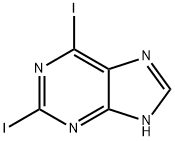 2,6-二碘嘌呤, 98027-95-3, 结构式