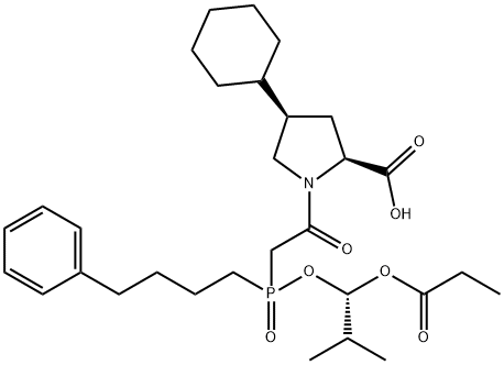 福辛普利,98048-97-6,结构式