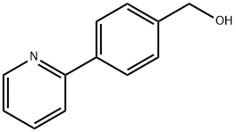 2-(4-ヒドロキシメチルフェニル)ピリジン 化学構造式