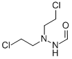 1-Formyl-2,2-bis(2-chloroethyl)hydrazine 化学構造式