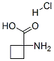 1-アミノシクロブタンカルボン酸塩酸塩 化学構造式