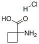 1-Amino-1-cyclobutanecarboxylic acid hydrochloride Struktur