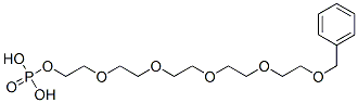 1-phenyl-2,5,8,11,14-pentaoxahexadecan-16-yl dihydrogen phosphate Struktur