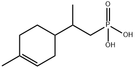 [2-(4-メチル-3-シクロヘキセン-1-イル)プロピル]ホスホン酸 化学構造式