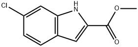 6-CHLORO-1H-INDOLE-2-CARBOXYLIC ACID METHYL ESTER Structure