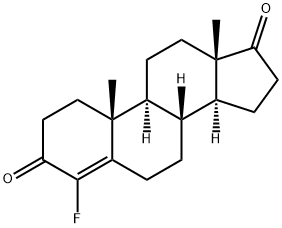 4-fluoroandrostenedione Structure