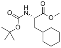 BOC-3-シクロヘキシル-L-アラニン メチルエステル 化学構造式