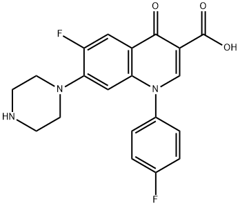 Sarafloxacin Structure