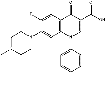ジフロキサシン 化学構造式
