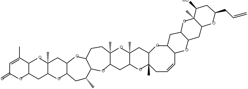 ブレベトキシンA 化学構造式