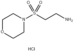 4-[(2-AMINOETHYL)SULFONYL]-MORPHOLINE HYDROCHLORIDE Struktur