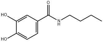 Benzamide, N-butyl-3,4-dihydroxy- (9CI) Struktur