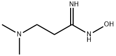 (1Z)-3-(ジメチルアミノ)-N'-ヒドロキシプロパンイミドアミド 化学構造式