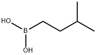 3-メチル-1-ブチルボロン酸 化学構造式