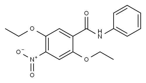 2,5-Diethoxy-4-Nitro-Benzanilide Struktur