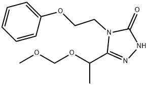 2,4-Dihydro-5-[1-(MethoxyMethoxy)ethyl]-4-(2-phenoxyethyl)-3H-1,2,4-triazol-3-one Structure