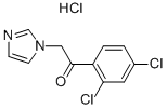 1-(2,4-DICHLORO-PHENYL)-2-IMIDAZOL-1-YL-ETHANONE HYDROCHLORIDE 结构式