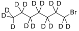 1-BROMOHEPTANE-D15 Struktur