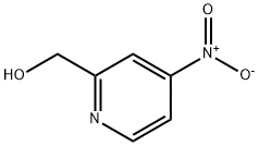 (4-ニトロピリジン-2-イル)メタノール 化学構造式
