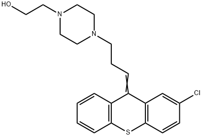 氯哌噻吨,982-24-1,结构式