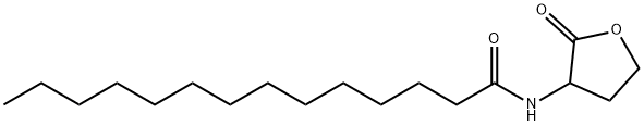 N-MYRISTOYL-DL-HOMOSERINE LACTONE Structure